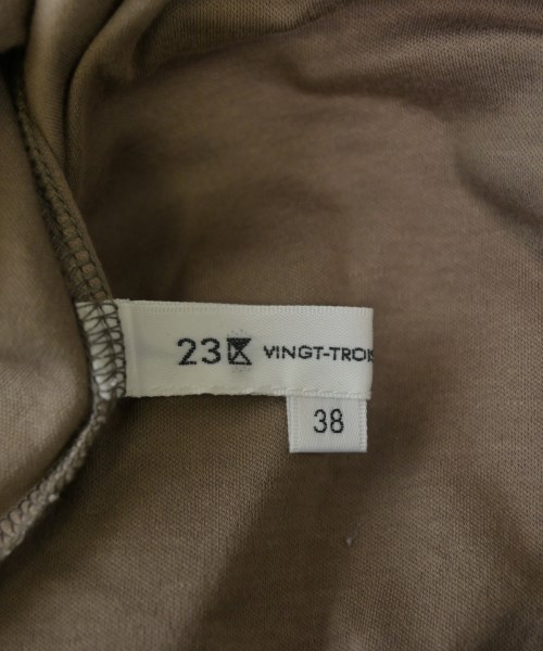 23区（ニジューサンク）Tシャツ・カットソー 茶 サイズ:38(M位) レディース/2200625153039
