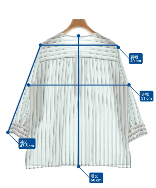 23区（ニジューサンク）ブラウス 白 サイズ:46(XL位) レディース/2200623632062