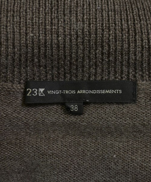 23区（ニジューサンク）ニット・セーター 茶 サイズ:38(M位) レディース/2200628759023