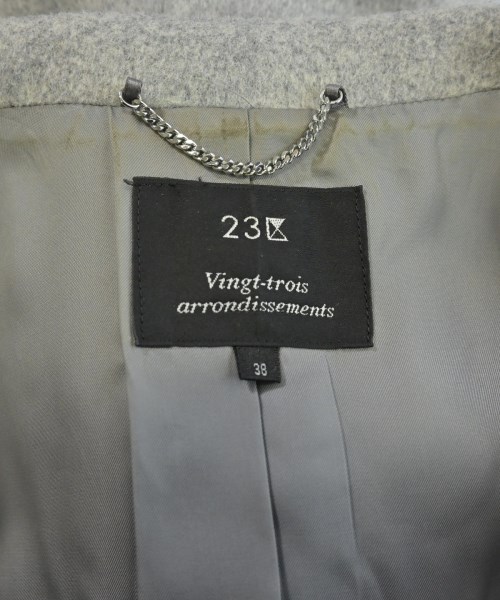 23区（ニジューサンク）ステンカラーコート グレー サイズ:38(M位) レディース/2200629221017