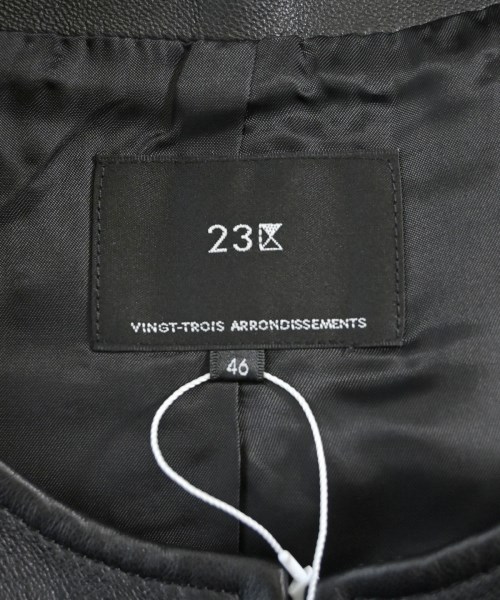 23区（ニジューサンク）ライダース 黒 サイズ:46(XXL位) レディース/2200628177049