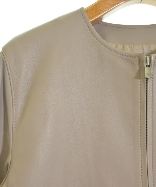 23区（ニジューサンク）ライダース ベージュ サイズ:46(XXL位) レディース/2200628177056