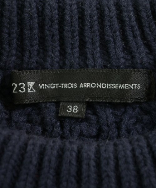 23区（ニジューサンク）ニット・セーター 紺 サイズ:38(M位) レディース/2200625388172