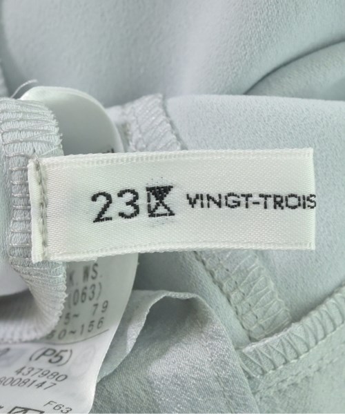 23区（ニジューサンク）ブラウス 青 サイズ:32(XXS位) レディース/2200627631153