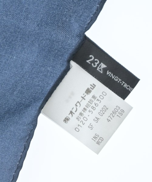 23区（ニジューサンク）バンダナ・スカーフ 紺 サイズ:- レディース/2200631871019