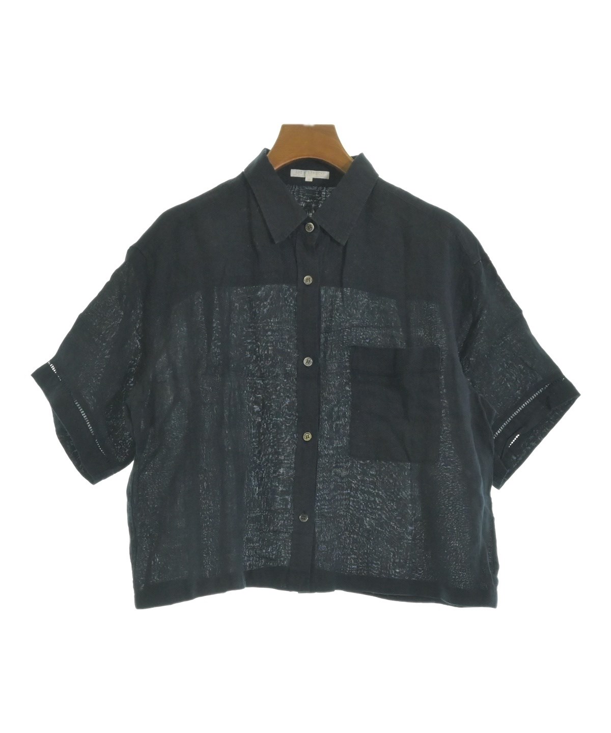 23区（ニジューサンク）カジュアルシャツ 紺 サイズ:38(M位