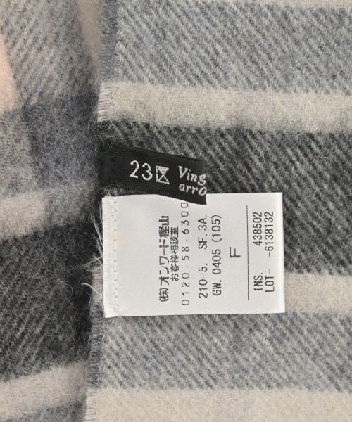 23区（ニジューサンク）ストール 白 サイズ:F レディース/2200610876301