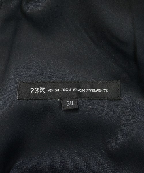 23区（ニジューサンク）ワンピース 紺 サイズ:38(M位) レディース/2200610876523