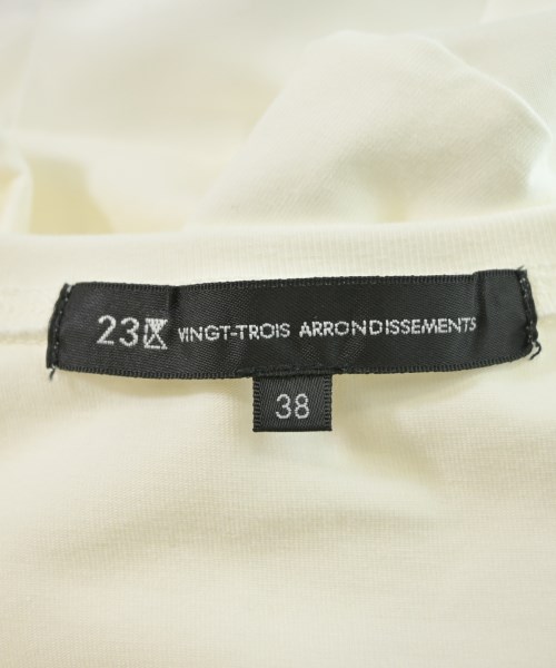 23区（ニジューサンク）Tシャツ・カットソー 白 サイズ:38(M位) レディース/2200612082052