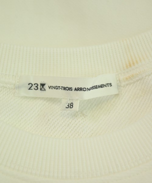 23区（ニジューサンク）スウェット 白 サイズ:38(M位) レディース/2200618329120