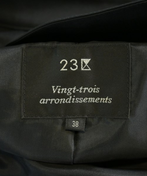 23区（ニジューサンク）トレンチコート 黒 サイズ:38(M位) レディース/2200618329137