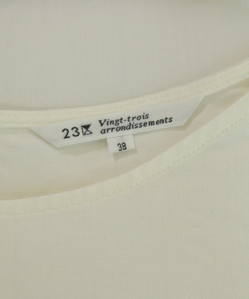 23区（ニジューサンク）Tシャツ・カットソー 白 サイズ:38(M位) レディース/2200622089072