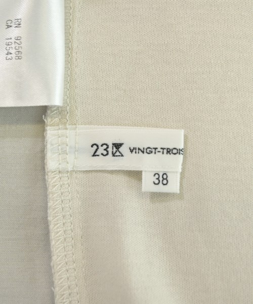 23区（ニジューサンク）Tシャツ・カットソー ベージュ サイズ:38(M位) レディース/2200622089201