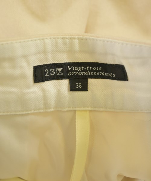 23区（ニジューサンク）スラックス 白 サイズ:38(M位) レディース/2200622089249