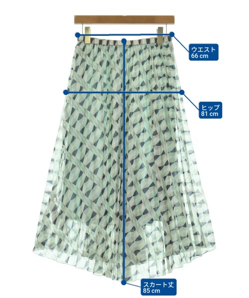 23区（ニジューサンク）ロング・マキシ丈スカート カーキ サイズ:38(M位) レディース/2200624289036