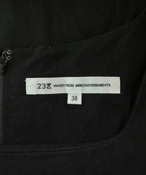 23区（ニジューサンク）オールインワン/サロペット 黒 サイズ:38(M位) レディース/2200626373016