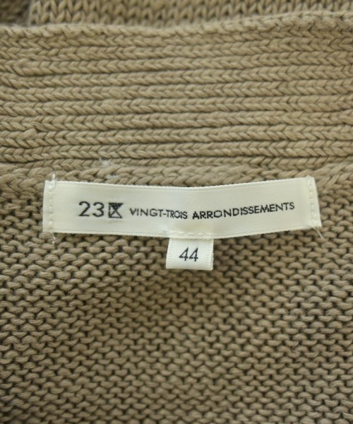 23区（ニジューサンク）カーディガン ベージュ サイズ:44(XL位) レディース/2200616602331