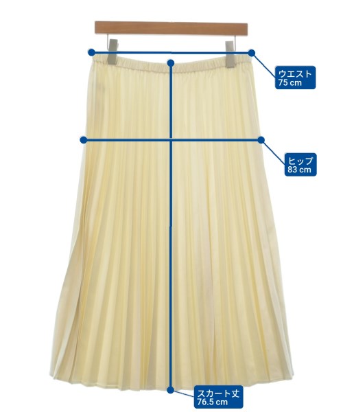 23区（ニジューサンク）ロング・マキシ丈スカート 白 サイズ:46(XXL位) レディース/2200629504011