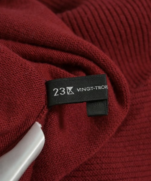 23区（ニジューサンク）ニット・セーター 赤 サイズ:38(M位) レディース/2200617832027