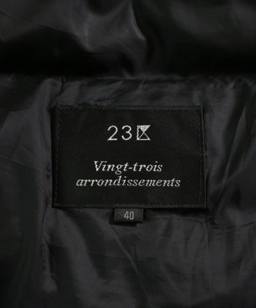 23区（ニジューサンク）ダウンジャケット/ダウンベスト 黒 サイズ:40(M位) レディース/2200632576012
