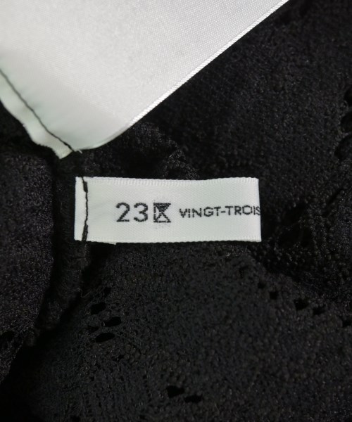 23区（ニジューサンク）ブラウス 黒 サイズ:40(M位) レディース/2200629373075