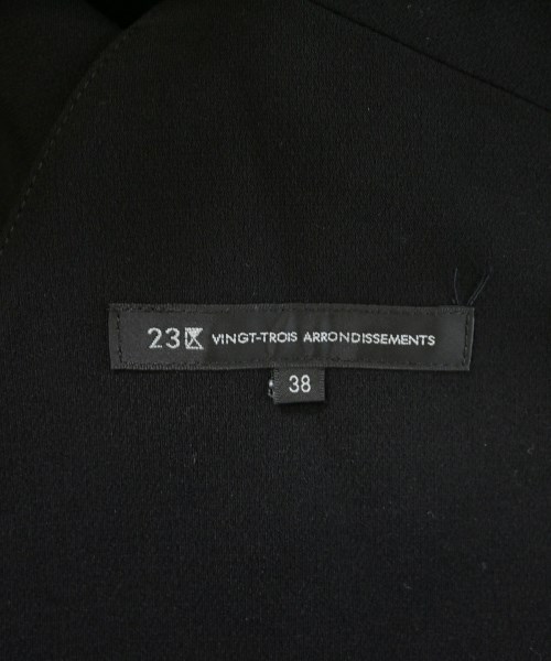 23区（ニジューサンク）オールインワン/サロペット 黒 サイズ:38(M位) レディース/2200615589060