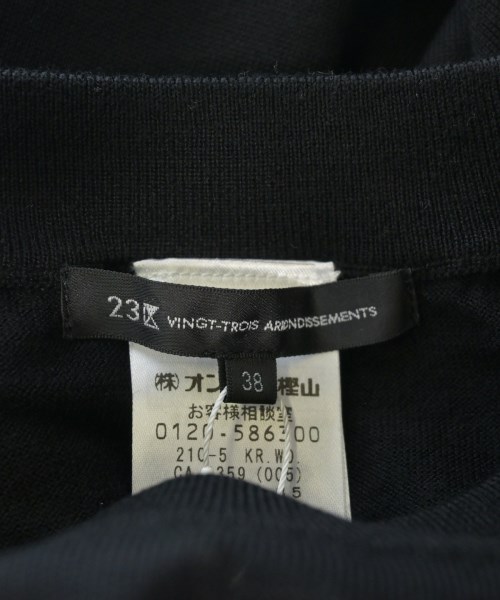 23区（ニジューサンク）ニット・セーター 黒 サイズ:38(M位) レディース/2200616732120