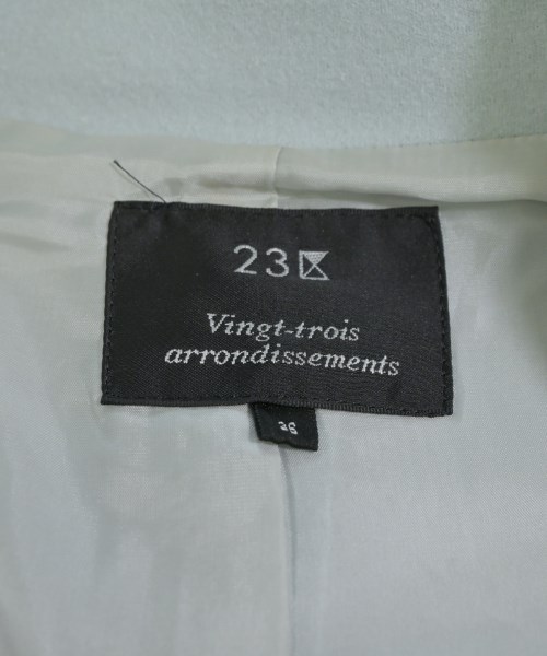 23区（ニジューサンク）チェスターコート 緑 サイズ:36(S位) レディース/2200617891017