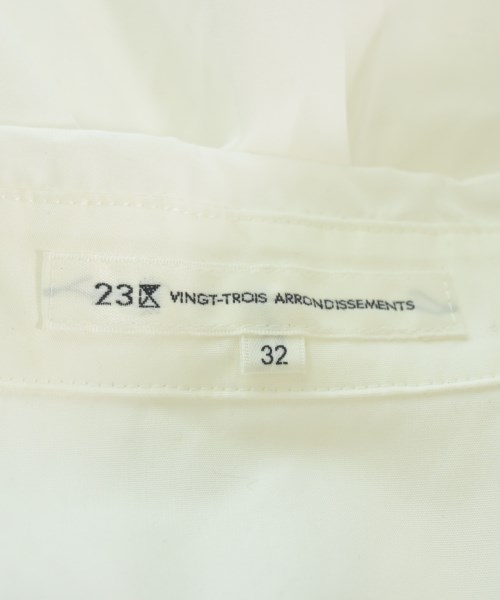 23区（ニジューサンク）ブラウス 白 サイズ:32(XXS位) レディース/2200622381039