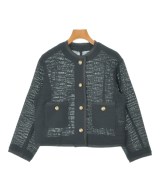 23区（ニジューサンク）ノーカラージャケット 黒 サイズ:34(XS位) レディース/2200606380058