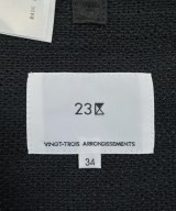23区（ニジューサンク）ノーカラージャケット 黒 サイズ:34(XS位) レディース/2200606380058