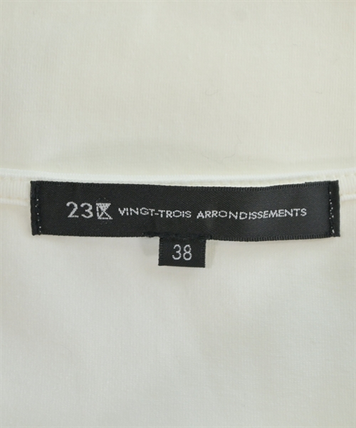 23区（ニジューサンク）Tシャツ・カットソー 白 サイズ:38(M位) レディース/2200610045059