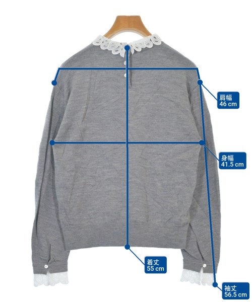 23区（ニジューサンク）ニット・セーター グレー サイズ:38(M位) レディース/2200612125155