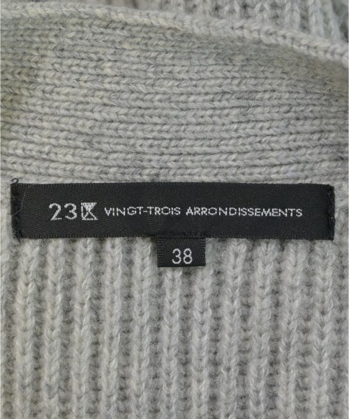 23区（ニジューサンク）カーディガン グレー サイズ:38(M位) レディース/2200618707041