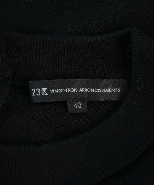 23区（ニジューサンク）ニット・セーター 黒 サイズ:40(M位) レディース/2200605058118
