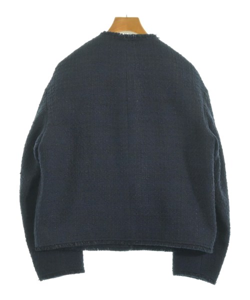 23区（ニジューサンク）ノーカラージャケット 紺 サイズ:38(M位) レディース/2200614985016