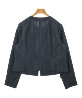 23区（ニジューサンク）ノーカラージャケット 黒 サイズ:46(XXL位) レディース/2200603393150
