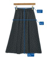 23区（ニジューサンク）ロング・マキシ丈スカート 紺 サイズ:32(XXS位) レディース/2200606413190