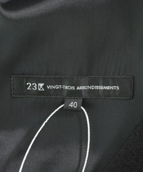 23区（ニジューサンク）ワンピース 黒 サイズ:40(M位) レディース/2200667801158