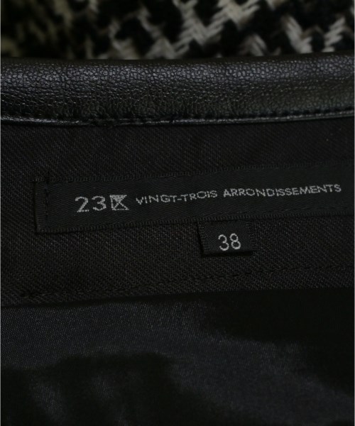 23区（ニジューサンク）ひざ丈スカート 黒 サイズ:38(M位) レディース/2200669958058