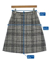 23区（ニジューサンク）ひざ丈スカート 黒 サイズ:38(M位) レディース/2200669958058