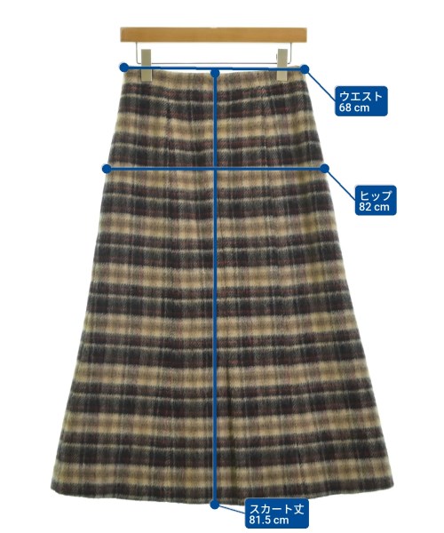 23区（ニジューサンク）ロング・マキシ丈スカート ベージュ サイズ:38(M位) レディース/2200670108459