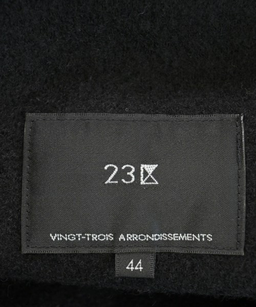 23区（ニジューサンク）チェスターコート 黒 サイズ:44(L位) レディース/2200668177016