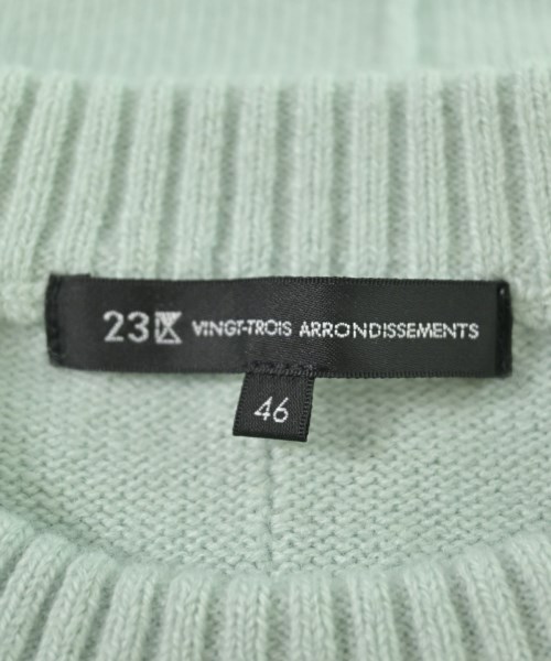 23区（ニジューサンク）ニット・セーター 緑 サイズ:46(XL位) レディース/2200668177115