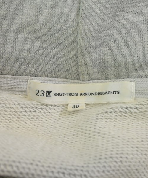 23区（ニジューサンク）パーカー グレー サイズ:38(M位) レディース/2200674111073