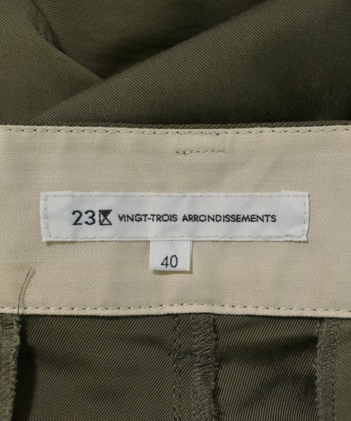 23区（ニジューサンク）スラックス カーキ サイズ:40(M位) レディース/2200674111134