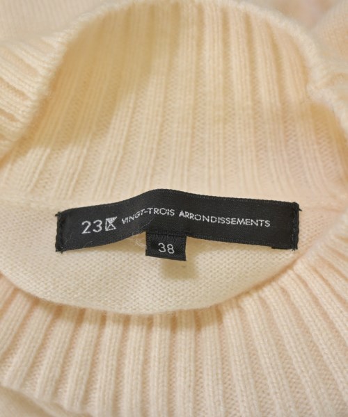 23区（ニジューサンク）ニット・セーター 白 サイズ:38(M位) レディース/2200671796365