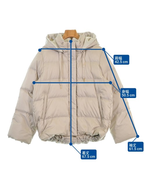 23区（ニジューサンク）ダウンジャケット/ダウンベスト ベージュ サイズ:36(S位) レディース/2200672942105