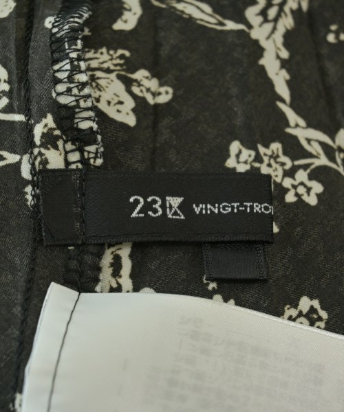 23区（ニジューサンク）ロング・マキシ丈スカート 黒 サイズ:44(L位) レディース/2200671836030