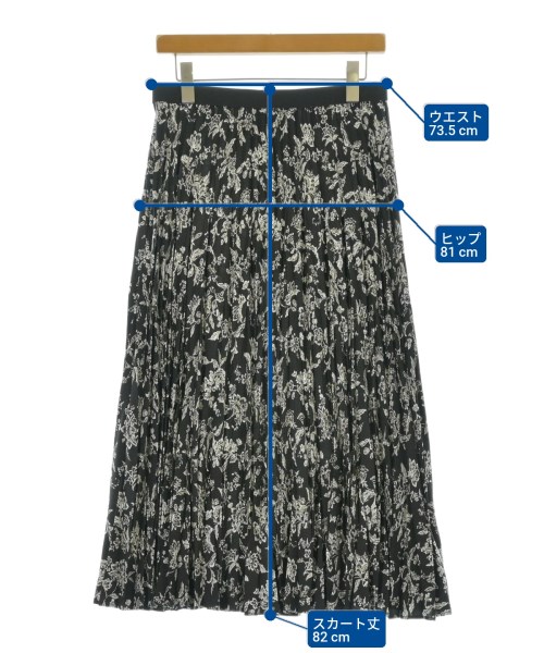 23区（ニジューサンク）ロング・マキシ丈スカート 黒 サイズ:44(L位) レディース/2200671836030